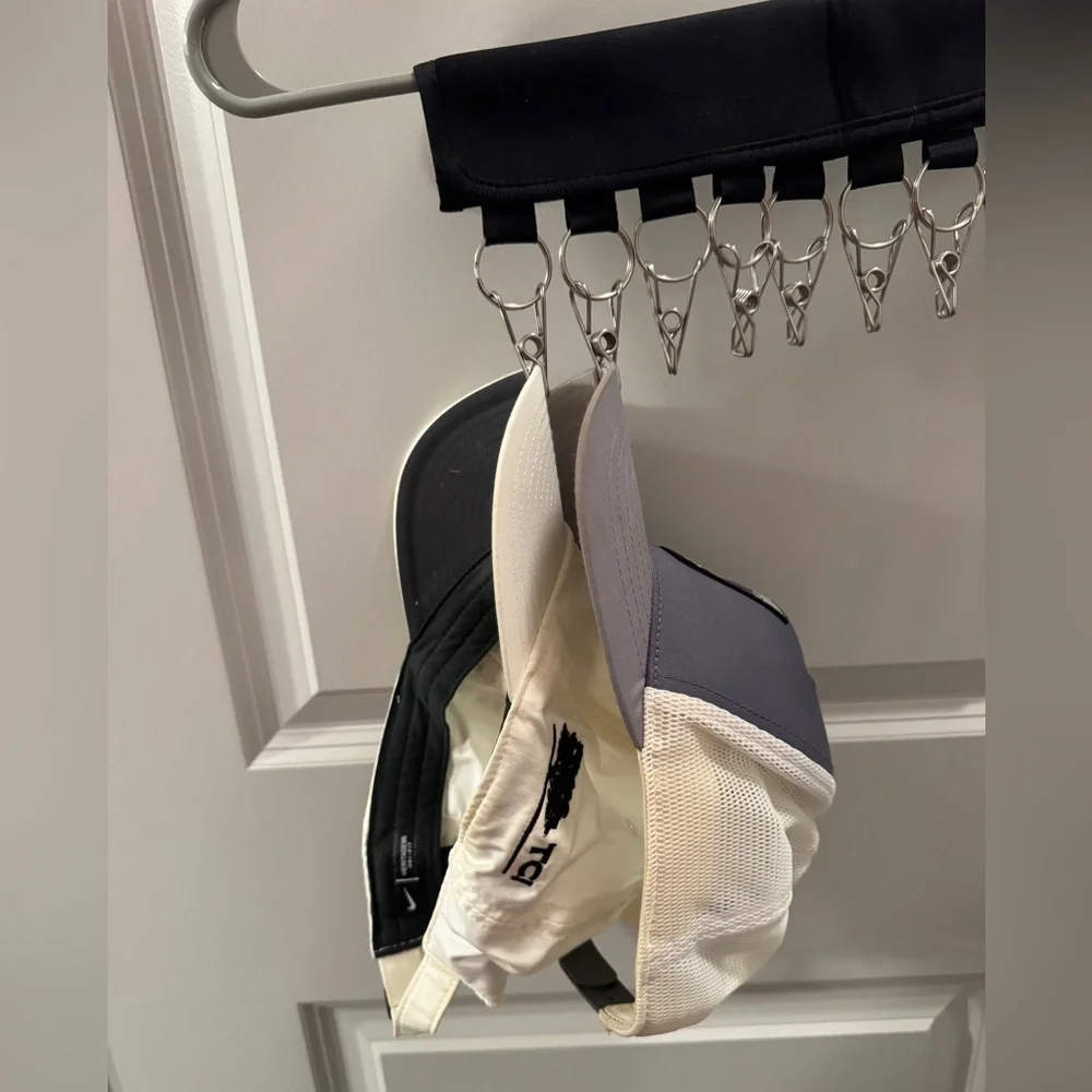 10 clip hat organizer for Closet